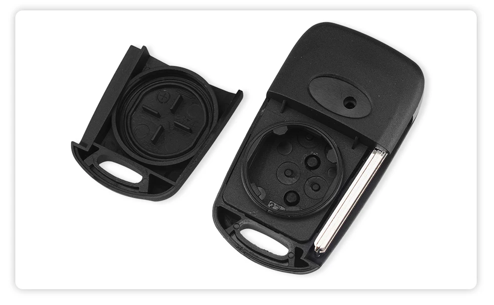 KEYYOU Flip Remote Auto Car Key Shell For Kia Rio 3 Picanto Ceed Cerato Sportage K2 K3 For Hyundai I20 I30 IX35 I35 Blank Case