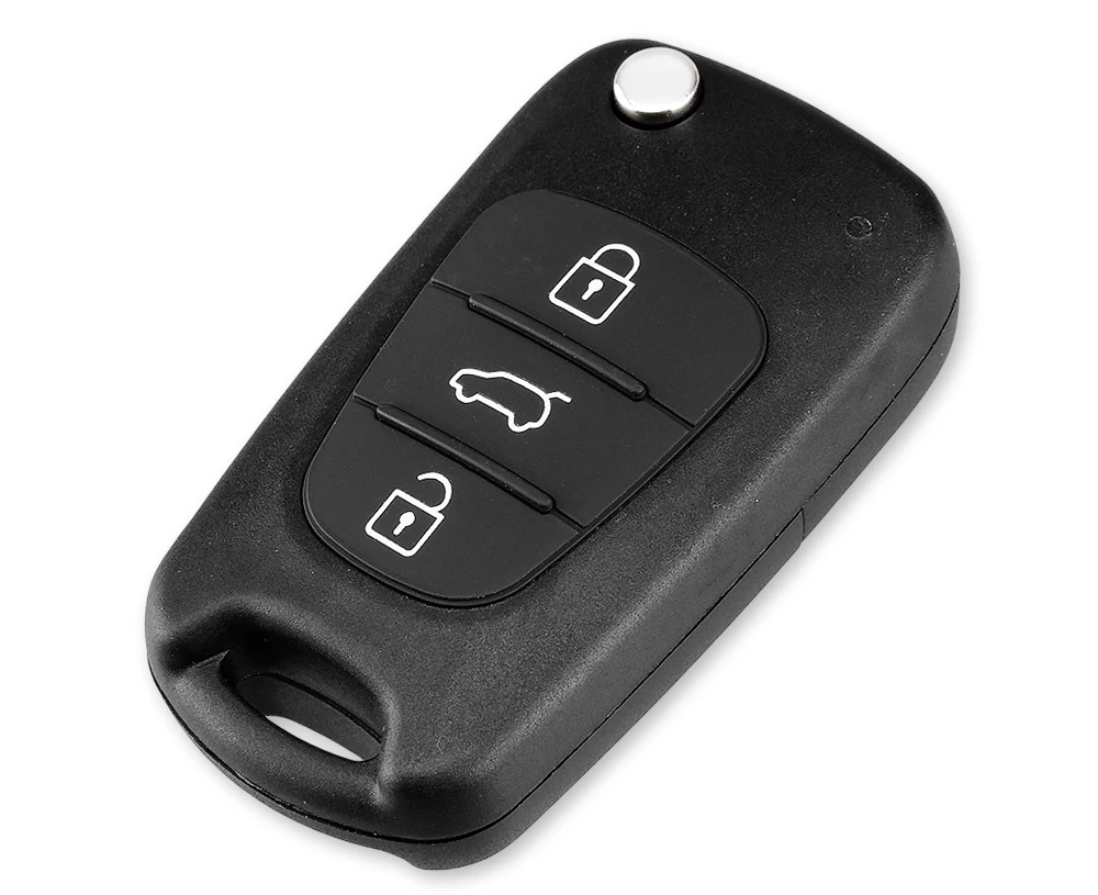 KEYYOU Flip Remote Auto Car Key Shell For Kia Rio 3 Picanto Ceed Cerato Sportage K2 K3 For Hyundai I20 I30 IX35 I35 Blank Case