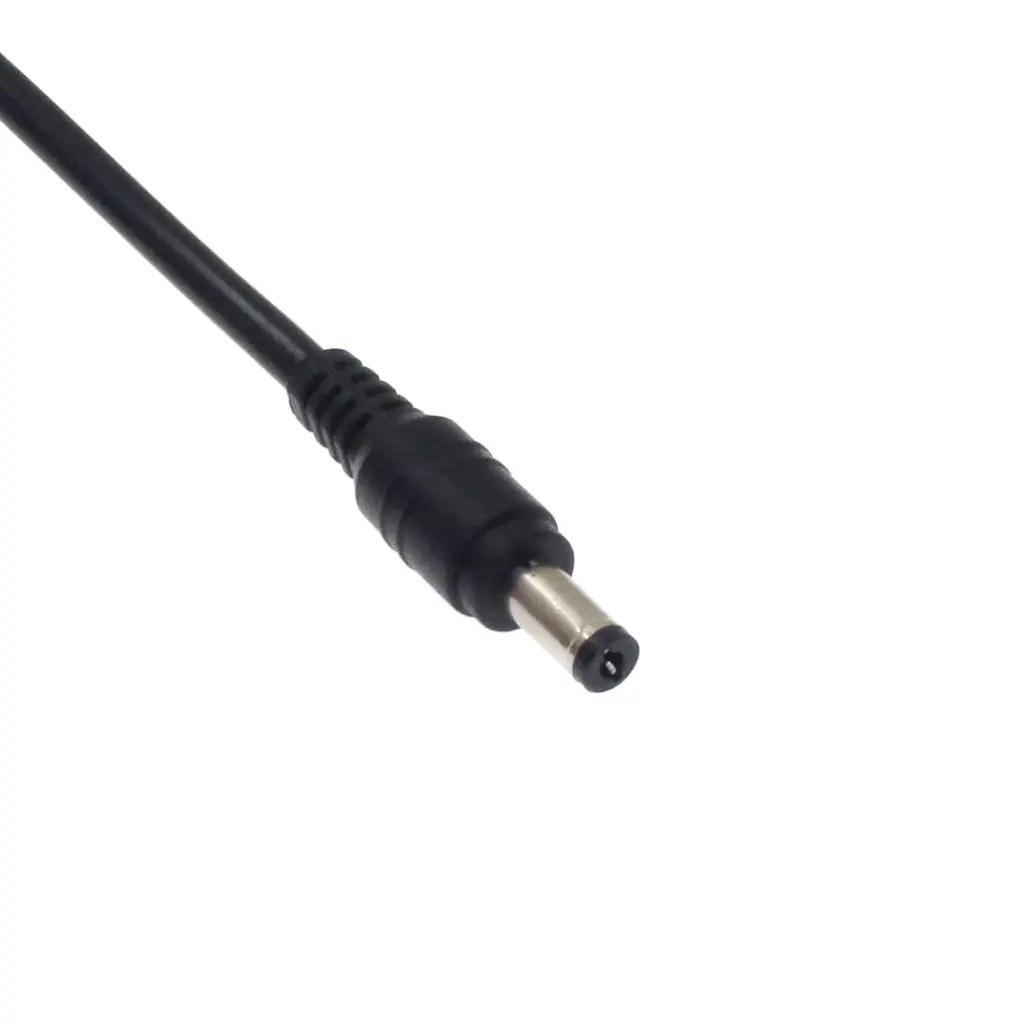18AWG DC Power Plug 5.5 X 2.1mm Male To 5.5 X 2.1mm Male CCTV Adapter Connector Cable 12V 10A Power Extension Cords 0.5m/1.5m