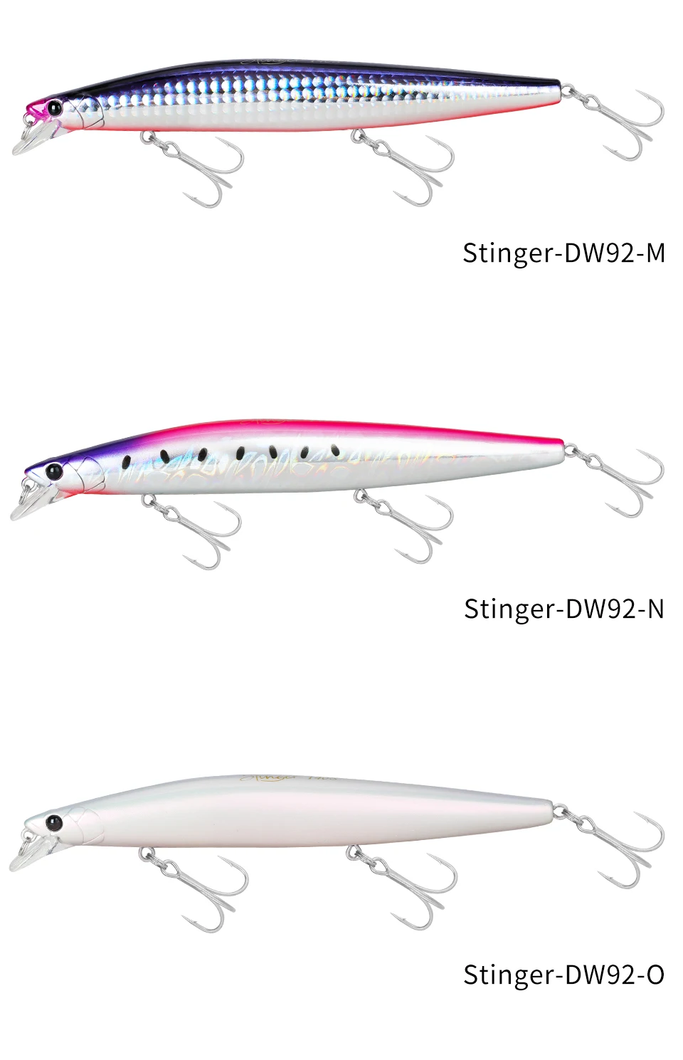 TSURINOYA Stinger 140S Fishing Lure Sinking Minnow DW92 140mm 26g Saltwater Seabass Ultra Long Casting Large Hard Baits Jerkbait