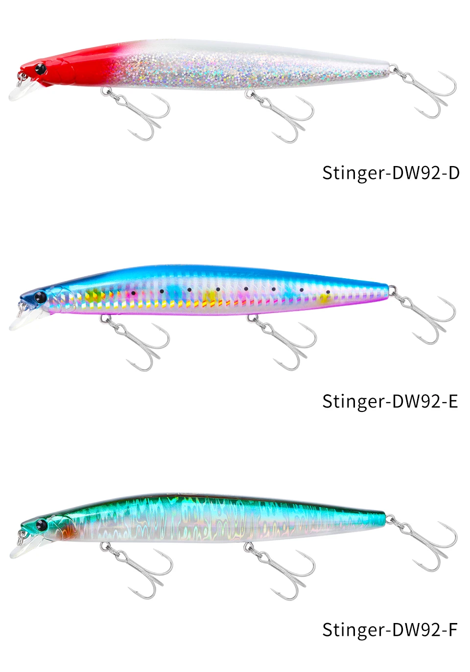TSURINOYA Stinger 140S Fishing Lure Sinking Minnow DW92 140mm 26g Saltwater Seabass Ultra Long Casting Large Hard Baits Jerkbait