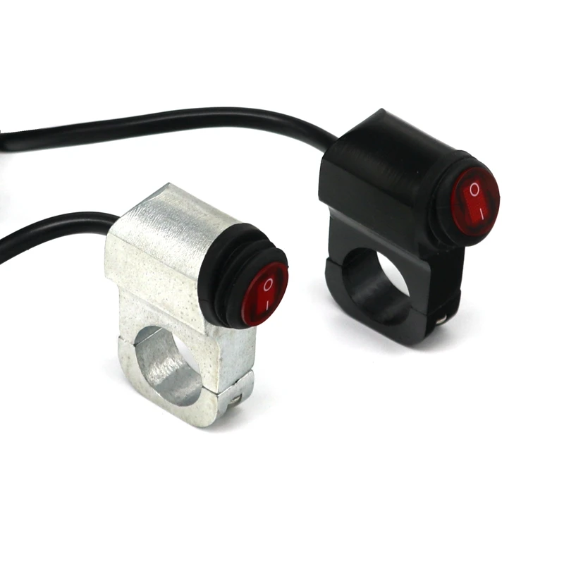 LMoDri Motorcycle Switch Electric Bicycle Scooter 7/8" 22mm Handlebar Switches Headlight Fog Lamp Horn ON OFF Start 2 Button