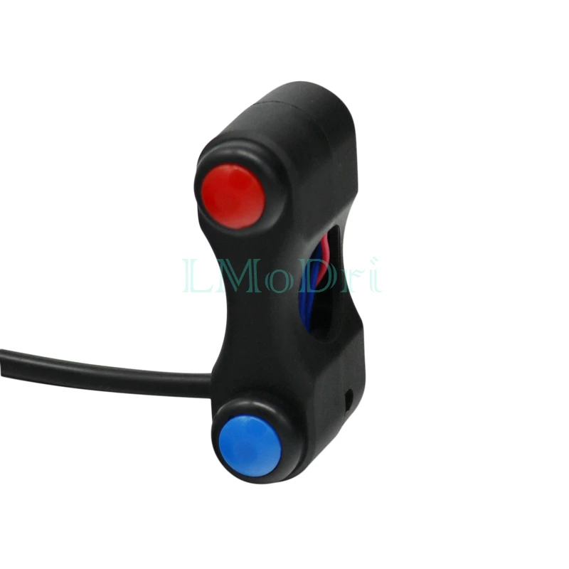 LMoDri Motorcycle Switch Electric Bicycle Scooter 7/8" 22mm Handlebar Switches Headlight Fog Lamp Horn ON OFF Start 2 Button