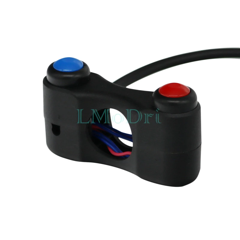 LMoDri Motorcycle Switch Electric Bicycle Scooter 7/8" 22mm Handlebar Switches Headlight Fog Lamp Horn ON OFF Start 2 Button