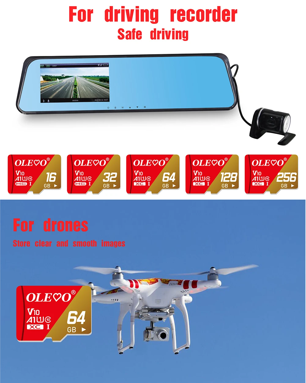 Memory Cards 4GB 8GB 16GB High Speed MiniSD 32GB 64GB Class 10 Mini SD Card Cartao De Memoria TF Card for Smartphone