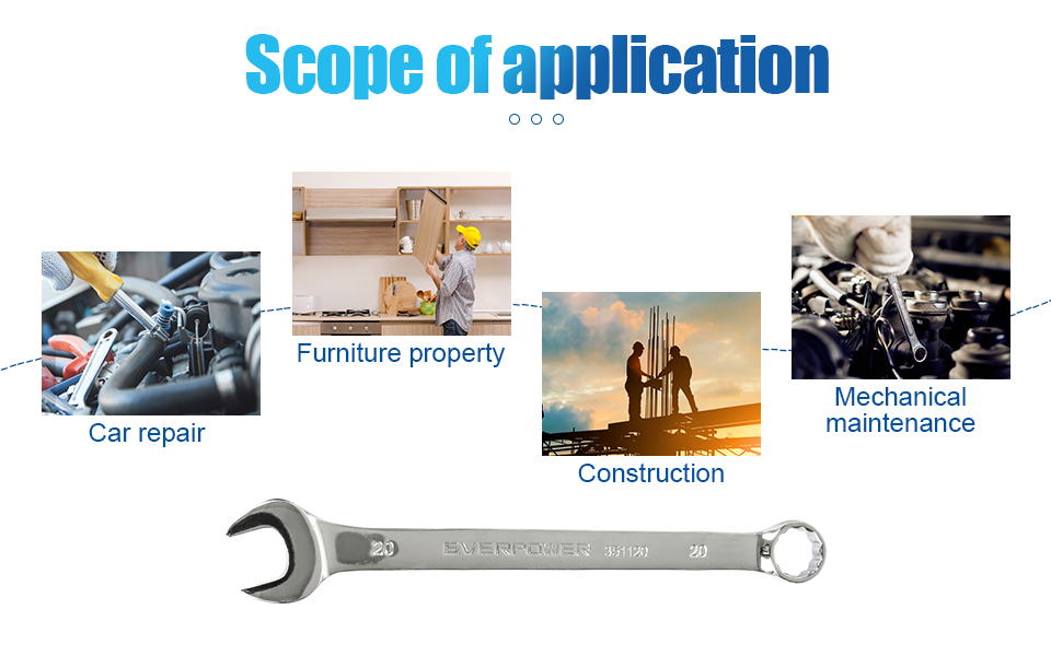 NINDEJIN 1pc open end wrench tool 5.5 6 7 8 9 10 11 12 13 14 15mm combination wrench hex spanner wrench for hex nuts
