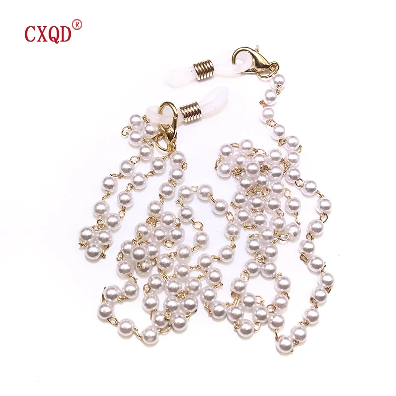 Fashion Reading Glasses Chain For Women Sunglasses Cords Casual 4mm Geometric Triangle Beaded Stainless Steel Eyeglass Masks