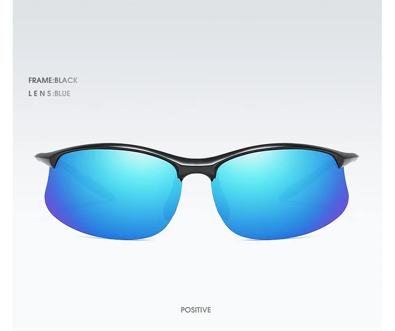 Ultralight Weight Sports Polarized Sunglasses Men Women TR90 Half Frame Fishing Sun Glasses Outdoor Driving Shades