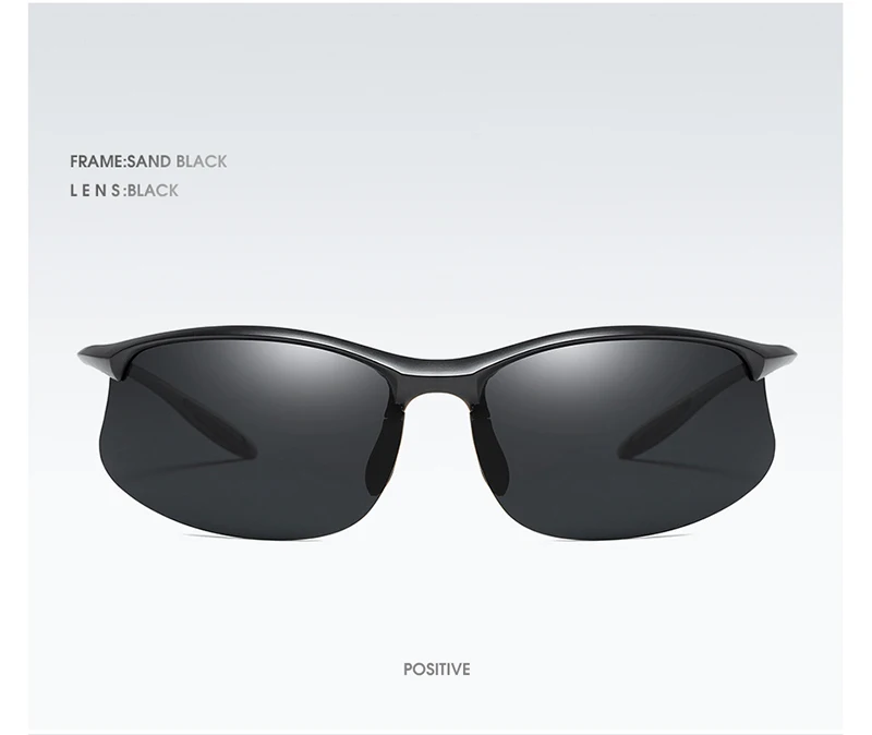 Ultralight Weight Sports Polarized Sunglasses Men Women TR90 Half Frame Fishing Sun Glasses Outdoor Driving Shades