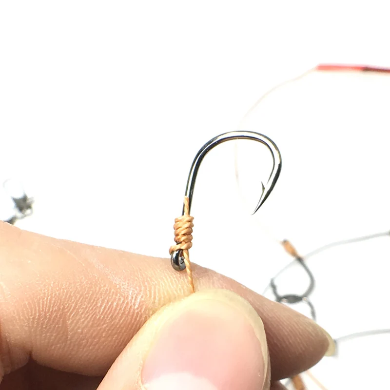 1psc 5 # -14 # Fishhooks Stainless Steel Rigs Swivel Fishing Tackle Lures Pesca Baits Single Hook Combination 5 Hooks Small Hook