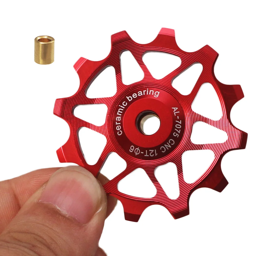 12T 14T 16T 18T MTB Bike Ceramic Bearing Jockey Wheel Narrow Wide Teeth Bicycle Rear Derailleur Pulley Roller For Shimano Sram