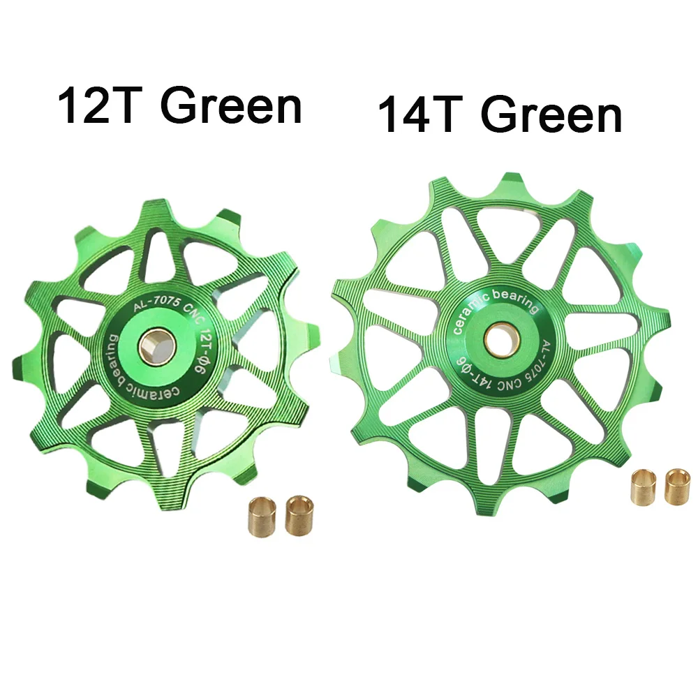 12T 14T 16T 18T MTB Bike Ceramic Bearing Jockey Wheel Narrow Wide Teeth Bicycle Rear Derailleur Pulley Roller For Shimano Sram