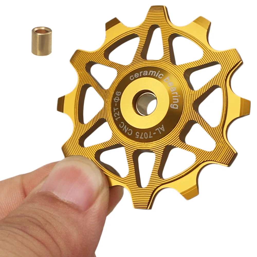 12T 14T 16T 18T MTB Bike Ceramic Bearing Jockey Wheel Narrow Wide Teeth Bicycle Rear Derailleur Pulley Roller For Shimano Sram