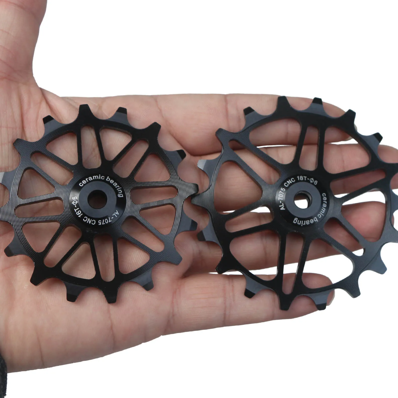 12T 14T 16T 18T MTB Bike Ceramic Bearing Jockey Wheel Narrow Wide Teeth Bicycle Rear Derailleur Pulley Roller For Shimano Sram