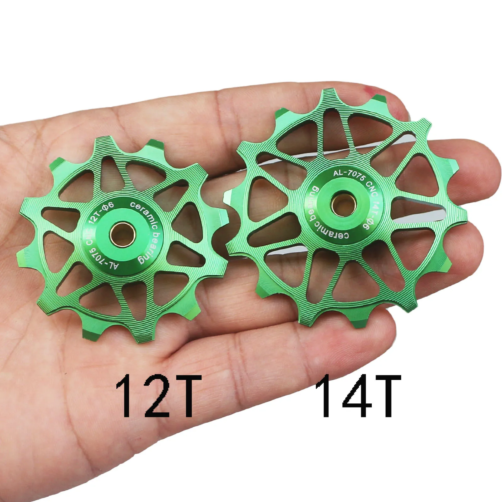 12T 14T 16T 18T MTB Bike Ceramic Bearing Jockey Wheel Narrow Wide Teeth Bicycle Rear Derailleur Pulley Roller For Shimano Sram
