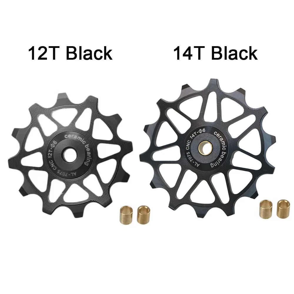 12T 14T 16T 18T MTB Bike Ceramic Bearing Jockey Wheel Narrow Wide Teeth Bicycle Rear Derailleur Pulley Roller For Shimano Sram