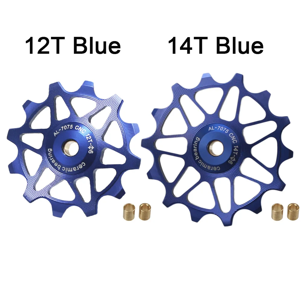 12T 14T 16T 18T MTB Bike Ceramic Bearing Jockey Wheel Narrow Wide Teeth Bicycle Rear Derailleur Pulley Roller For Shimano Sram