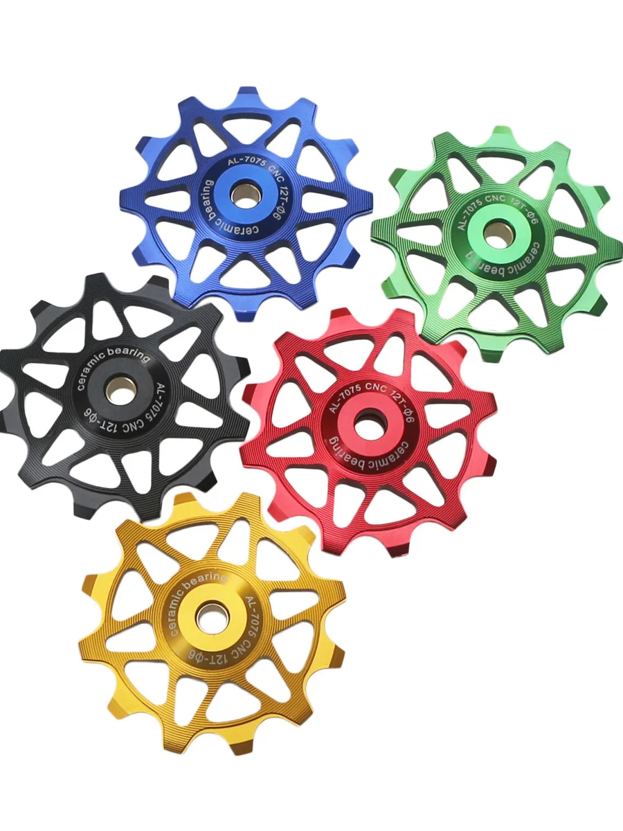 12T 14T 16T 18T MTB Bike Ceramic Bearing Jockey Wheel Narrow Wide Teeth Bicycle Rear Derailleur Pulley Roller For Shimano Sram