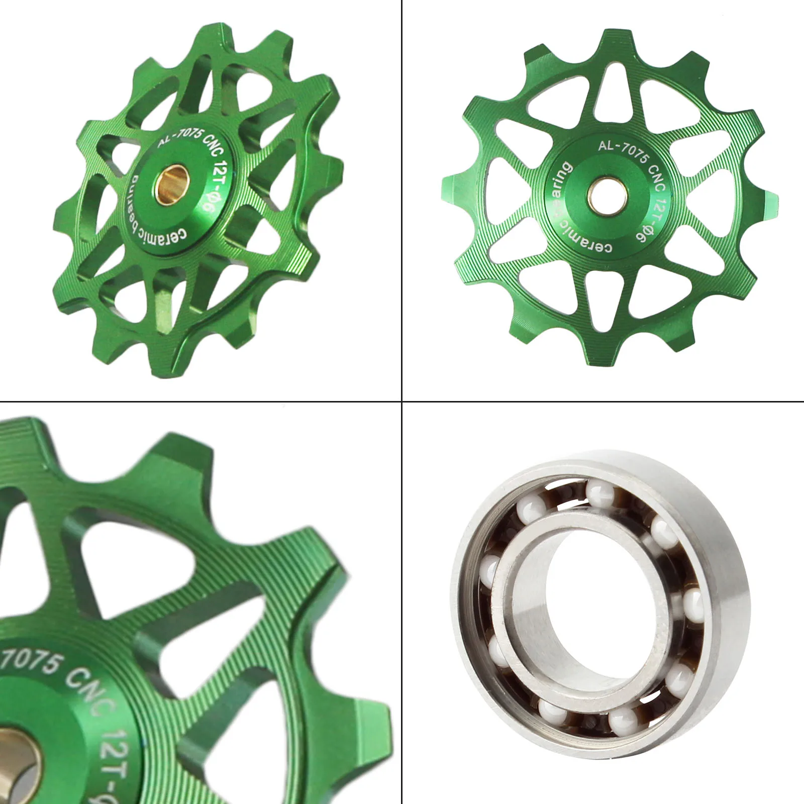 12T 14T 16T 18T MTB Bike Ceramic Bearing Jockey Wheel Narrow Wide Teeth Bicycle Rear Derailleur Pulley Roller For Shimano Sram