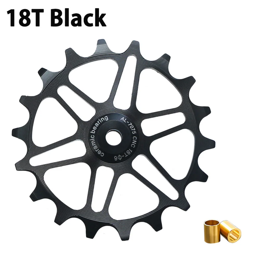 12T 14T 16T 18T MTB Bike Ceramic Bearing Jockey Wheel Narrow Wide Teeth Bicycle Rear Derailleur Pulley Roller For Shimano Sram