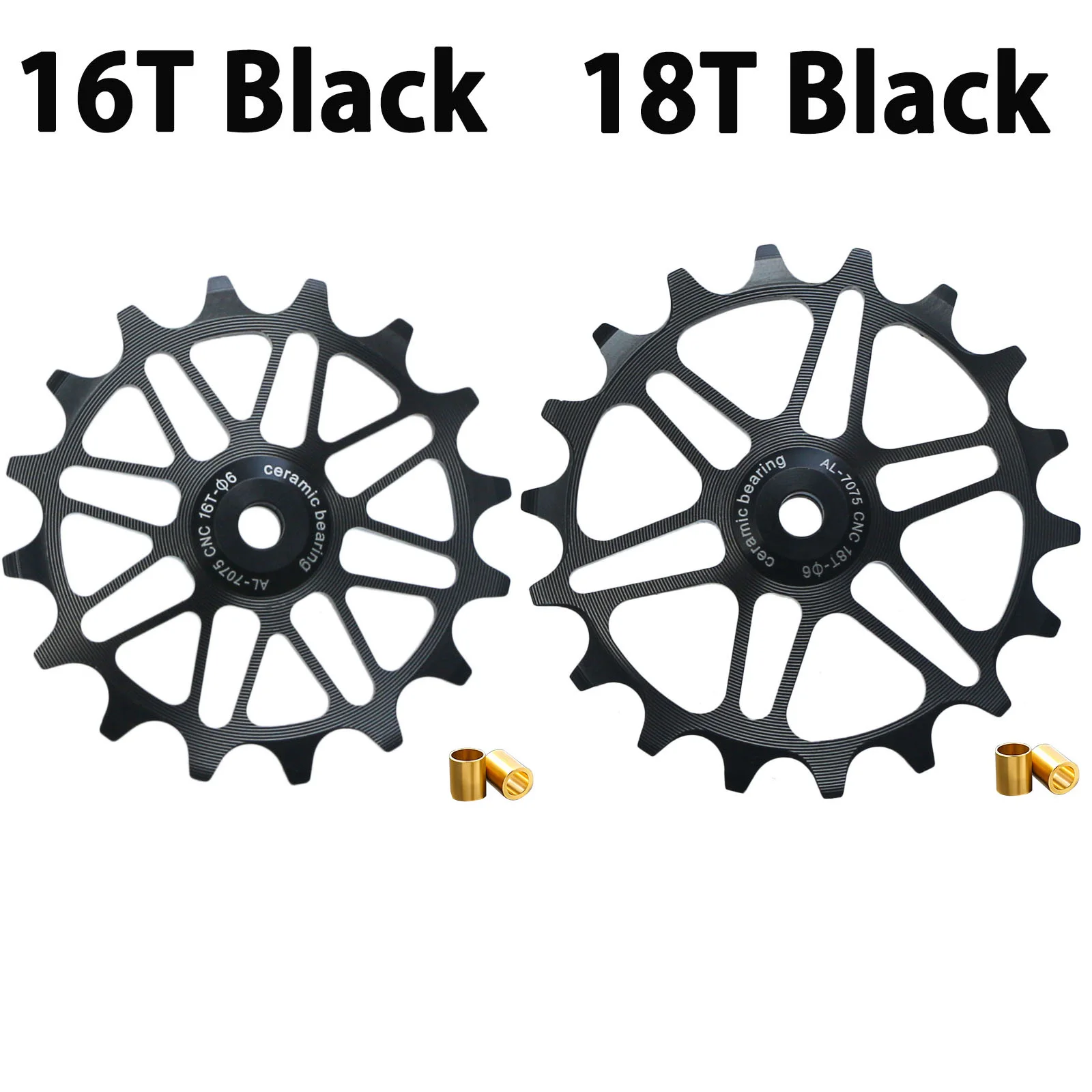 12T 14T 16T 18T MTB Bike Ceramic Bearing Jockey Wheel Narrow Wide Teeth Bicycle Rear Derailleur Pulley Roller For Shimano Sram