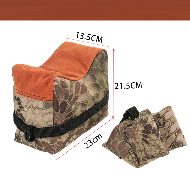 Shooting Bag Front Rear Tactical Gun Bag Stand Support Sandbag Unfilled Hunting Rest Pouch Airsoft Accessories