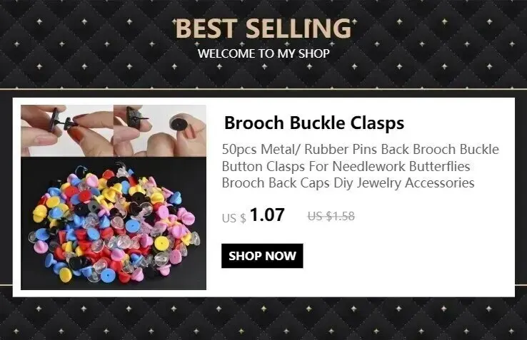 20pcs Safety Long Brooch Pins Gold/Antique Bronze Loop Eye Brooch Pin with Cap Stopper for DIY Jewelry Making Brooch Accessories