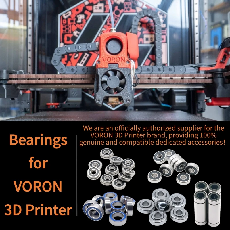 10Pcs F695 2RS Bearing 5x13x4mm F695 Bearing Flanged Bushing 695 Bearing ABEC-7 Miniature Ball Bearings For Voron