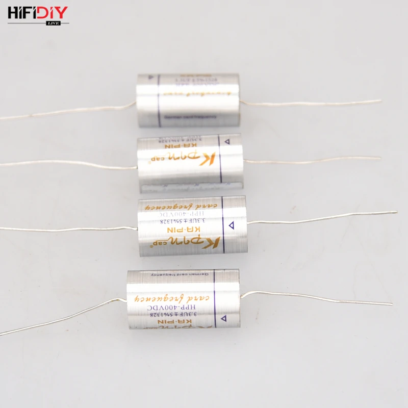 HIFIDIY LIVE Silver MKP Capacitor Non-Polar Frequency Divider Capacitor AUDIO Nourishments 1.0uf 2.2uf 3.3uf 4.7uf 5.6uf 6.8uf