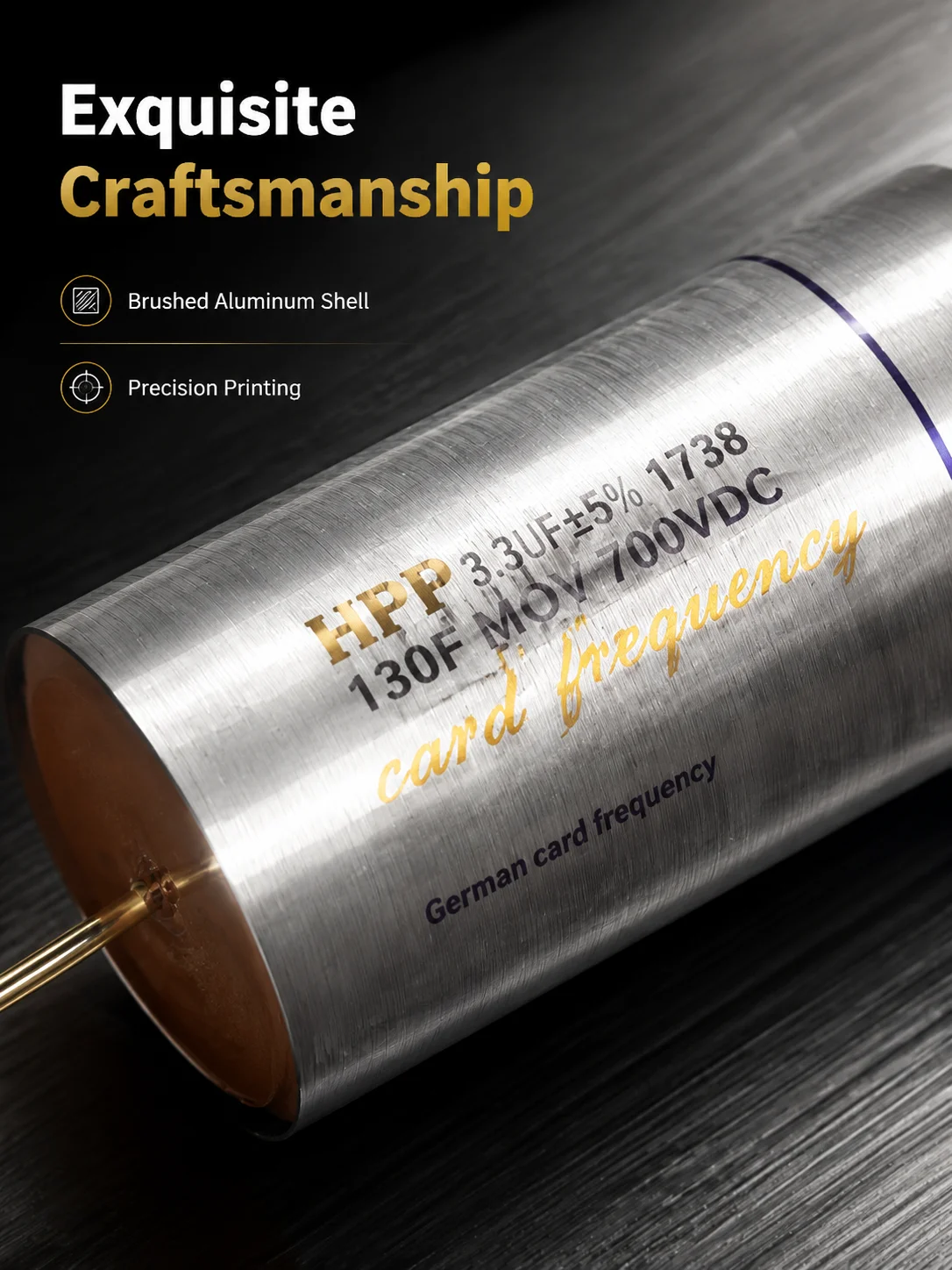 HIFIDIY LIVE Silver MKP Capacitor Non-Polar Frequency Divider Capacitor AUDIO Nourishments 1.0uf 2.2uf 3.3uf 4.7uf 5.6uf 6.8uf
