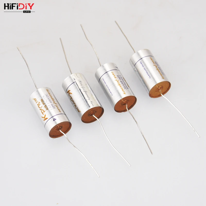HIFIDIY LIVE Silver MKP Capacitor Non-Polar Frequency Divider Capacitor AUDIO Nourishments 1.0uf 2.2uf 3.3uf 4.7uf 5.6uf 6.8uf