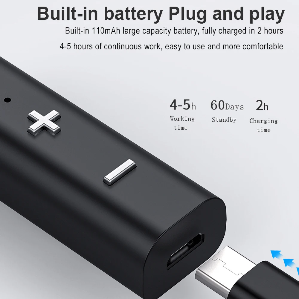 Kebidu 3.5mm Jack Audio Bluetooth 5.0 Receiver For Earphone Wireless Adapter Bluetooth Aux Audio Music Transfer For Headphone