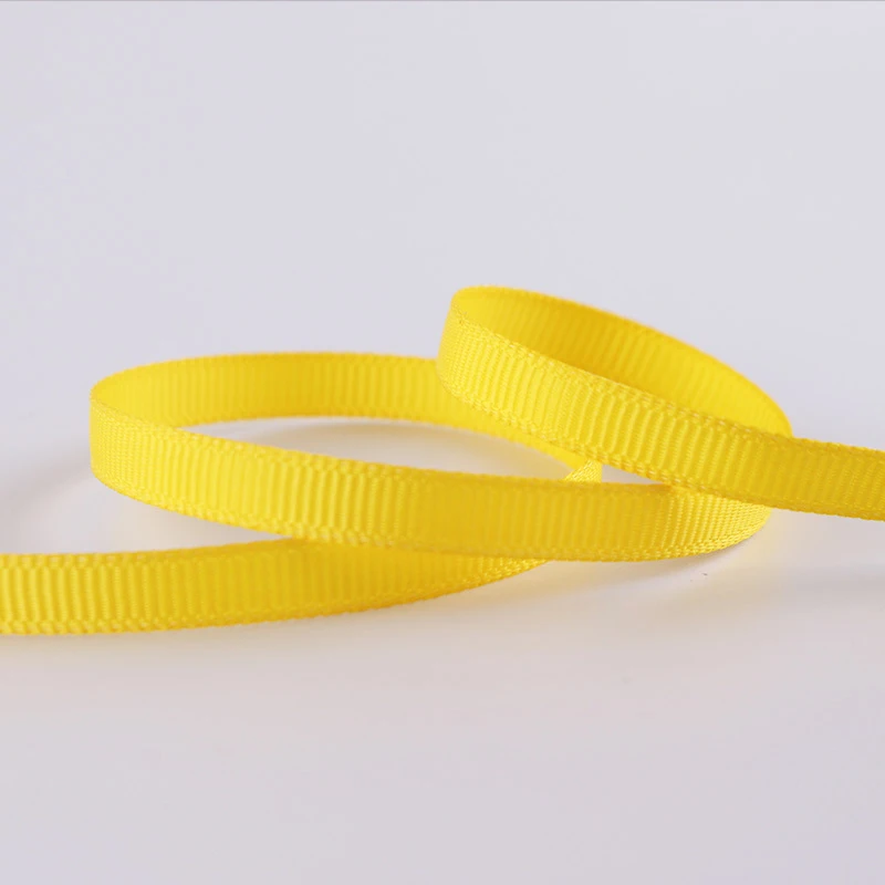 5Yards/Roll Best Quality Ribbon for Crafts Wedding Decorations DIY Grosgrain Ribbons Bow Gifts Card Wrapping Supplies 6mm