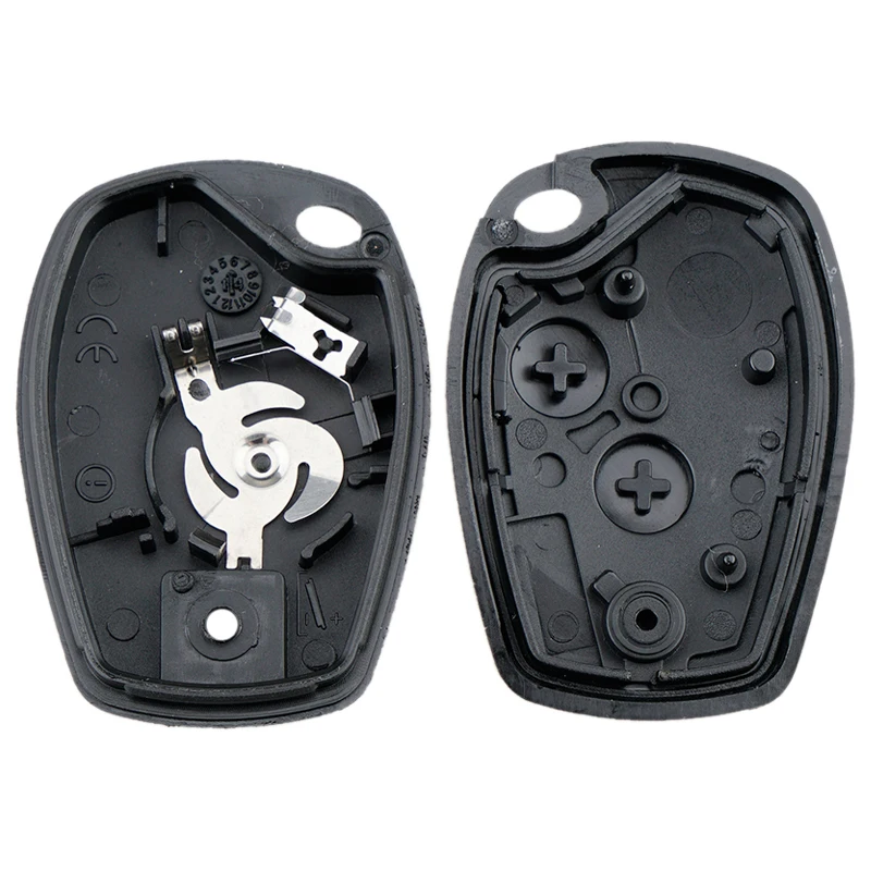 2 Buttons Car Auto Key Fob Case Shell Replacement Remote Cover with VA2 Blade Fit for Renault Clio 3 Twingo Dacia Kangoo