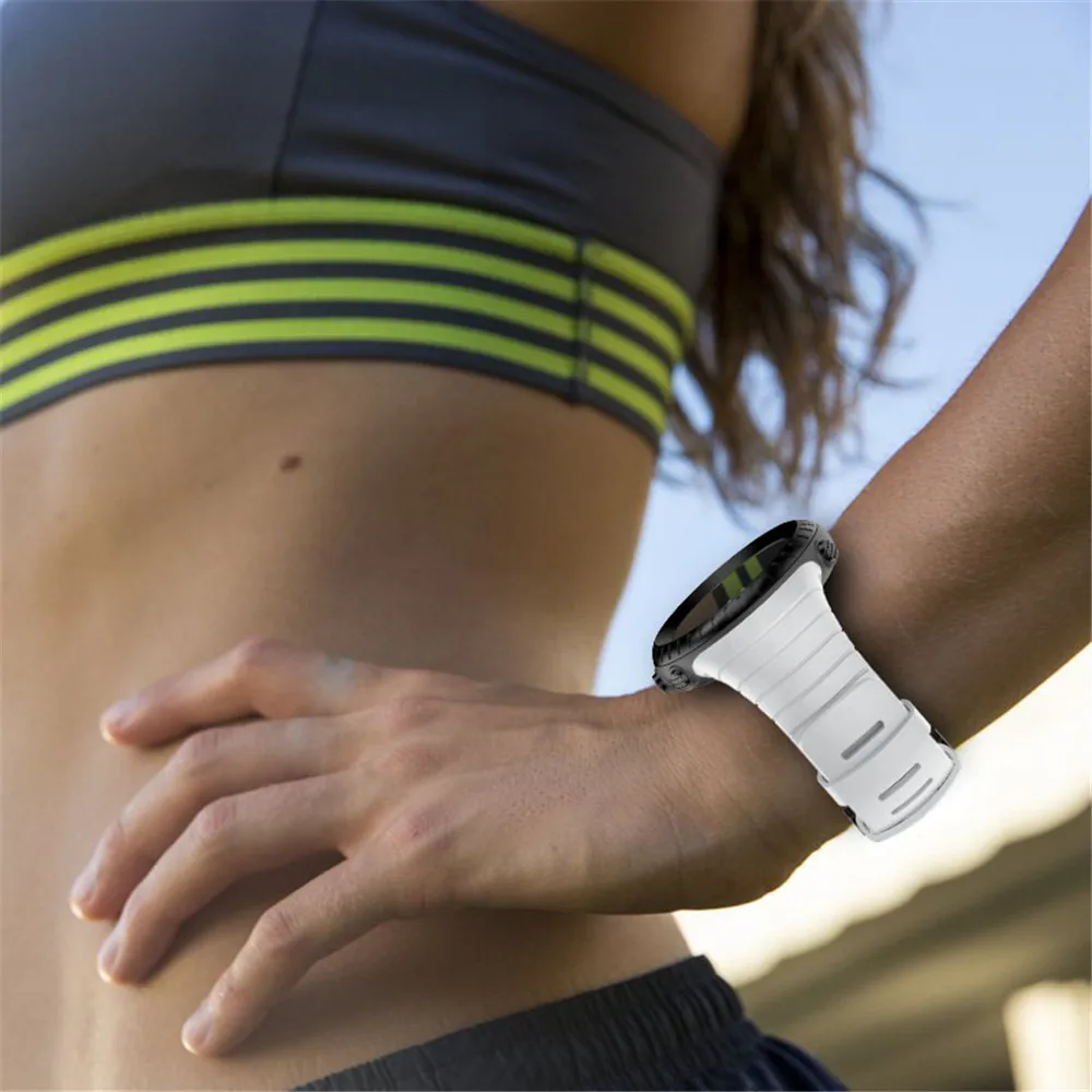 Silicone Watchband Strap For Suunto Core Replacement Bracelet Wristband For Suunto Core Smart Watch Band
