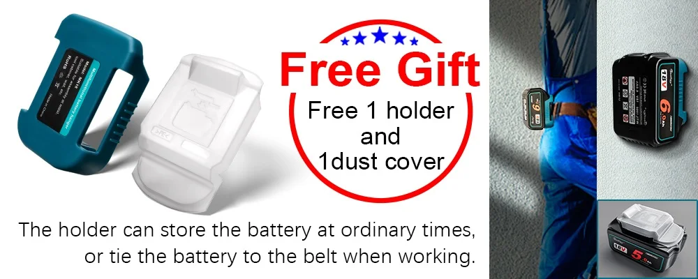 Waitley 18V Battery For Makita Power Tools Replacement Accessories BL1860 BL1850 / Li-ion Rechargeable batteries Pack