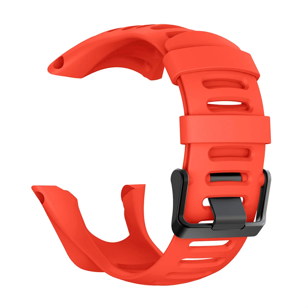 24mm Silicone Strap For Suunto Ambit Series 1/2/3 Watchband For SUUNTO AMBIT 1/2/2S/2R/3P/3S/3R Sport Watch Band