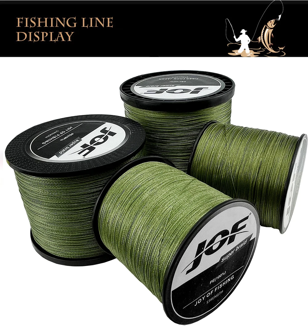 8 Strands 1000M 500M 300M 100M Multicolor Braided Fishing Line Sea Saltwater Carp Fishing Weave Extreme 100% PE JOF