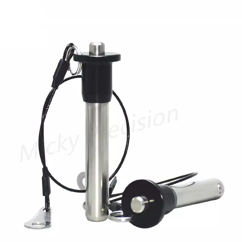 Stock Ball Lock Pin Line Array Speaker Pin Stainless Steel Quick Release Pin with Wire Diameter 45/6/8/10/12/16/20 Length 10-120