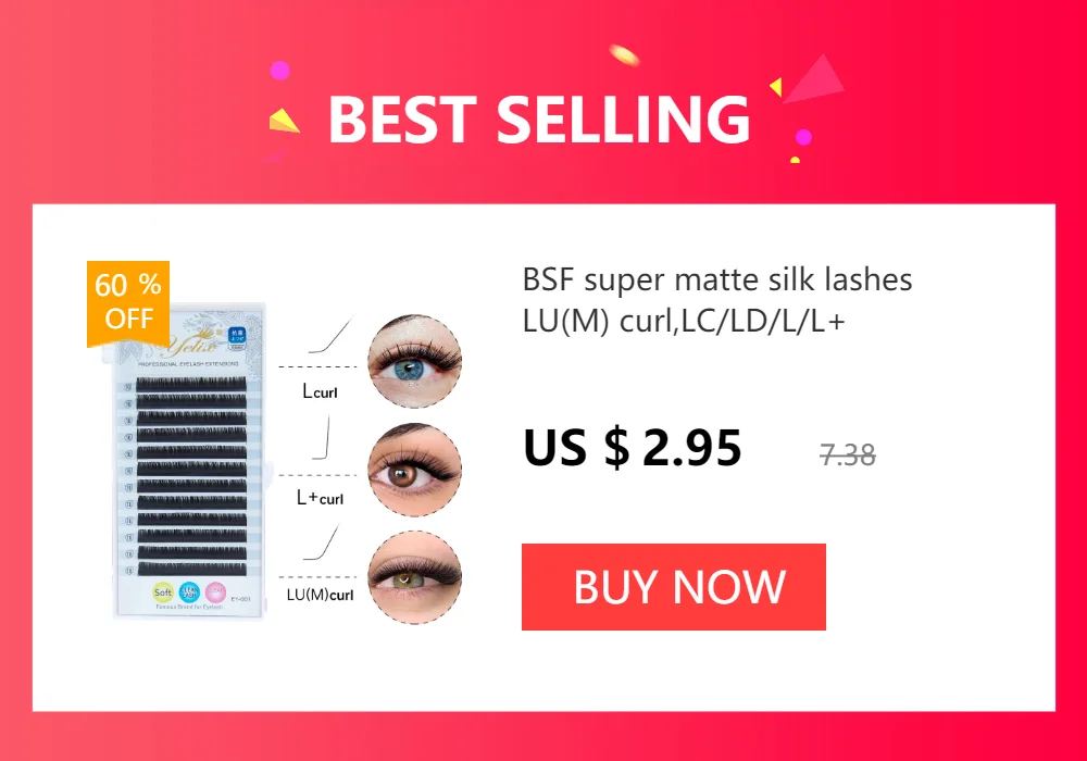 Yelix M Curl Easy Fan Lashes Bloom Individual Eyelash Extension Faux Mink Eyelashes Soft Natural Lash Extension Volume Auto Fans