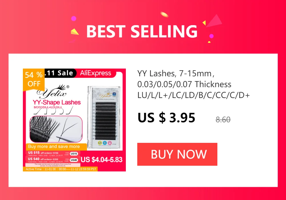 Yelix M Curl Easy Fan Lashes Bloom Individual Eyelash Extension Faux Mink Eyelashes Soft Natural Lash Extension Volume Auto Fans