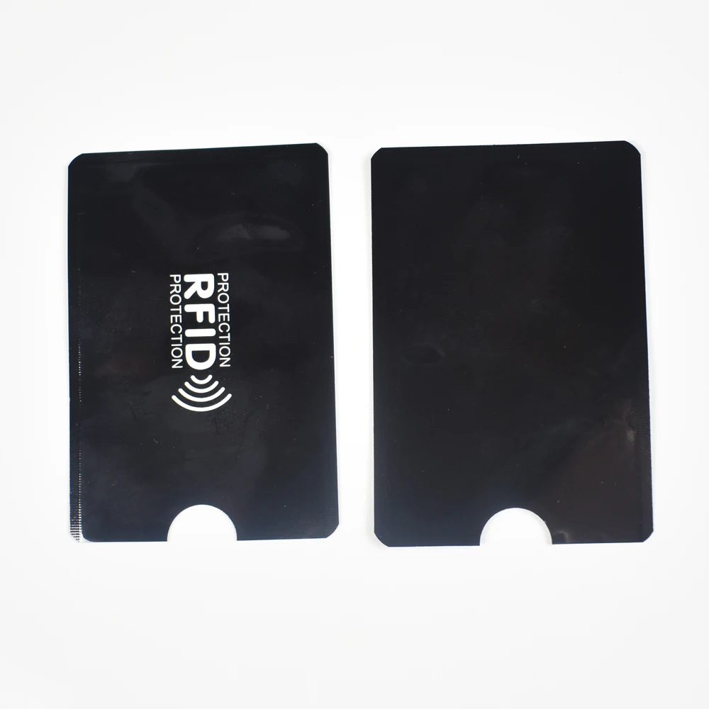 10Pcs/Lot Rfid NFC Blocking Anti Scan ID Case Protection Credit Bank Card Holder Aluminium