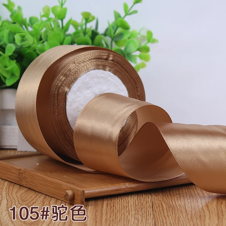 25Yards Silk Stain Ribbon Single Ribbon Wedding Party Decoration Christmas Flower Gifts DIY Gift Packing 6/10/15/20/25/40/50mm