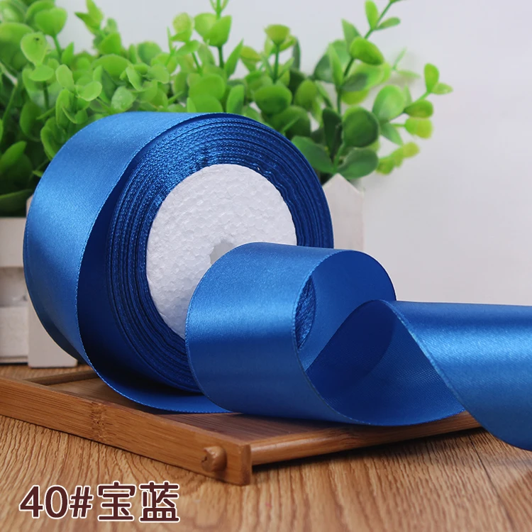 25Yards Silk Stain Ribbon Single Ribbon Wedding Party Decoration Christmas Flower Gifts DIY Gift Packing 6/10/15/20/25/40/50mm