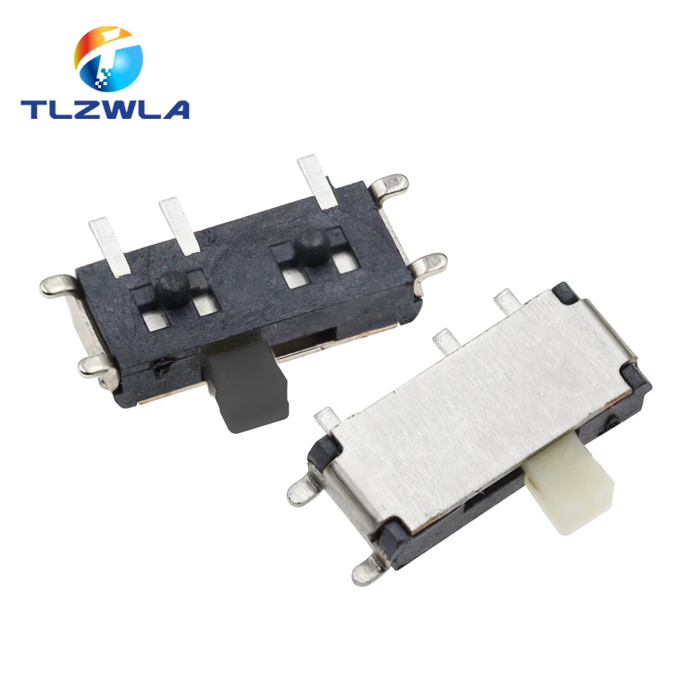 50PCS Mini 7-Pin On/Off 1P2T SPDT MSK-12C02 SMD Toggle Slide Switch For MP3 MP4