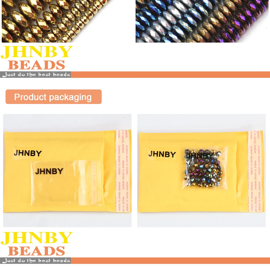 JHNBY Faceted Flat Round Hematite Ball 3/4/6/8/10mm Natural Stone Ore Gold Colors Loose Beads For Jewelry Bracelets Making DIY