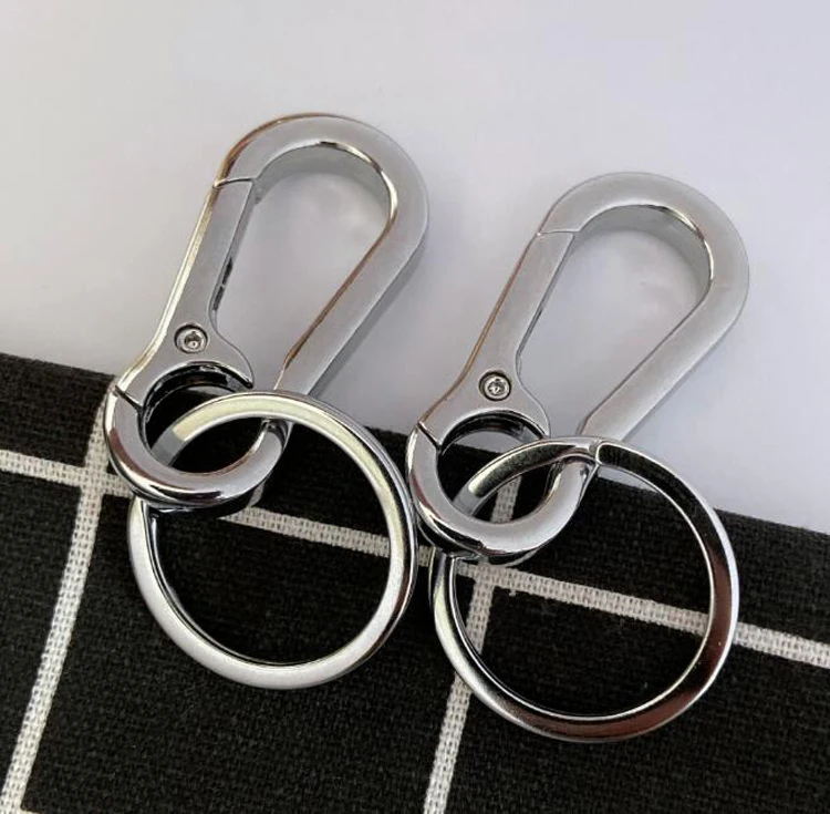 Fashion Leather key Chain New Men Women Metal Waist Hanging KeyChain Best Gift Key Ring jewelry