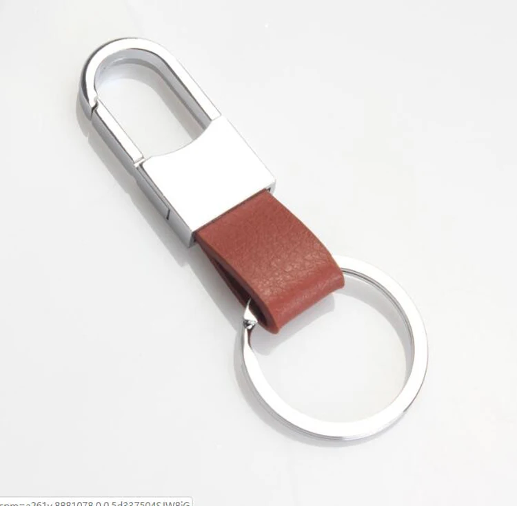 Fashion Leather key Chain New Men Women Metal Waist Hanging KeyChain Best Gift Key Ring jewelry