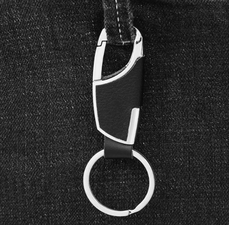 Fashion Leather key Chain New Men Women Metal Waist Hanging KeyChain Best Gift Key Ring jewelry