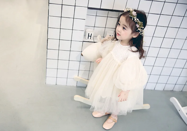 HoneyCherry New Kids Dresses For Girls Spring Girl Dress Child Baby Sweet Princess Dress Designer Dress Baby Girl Clothes